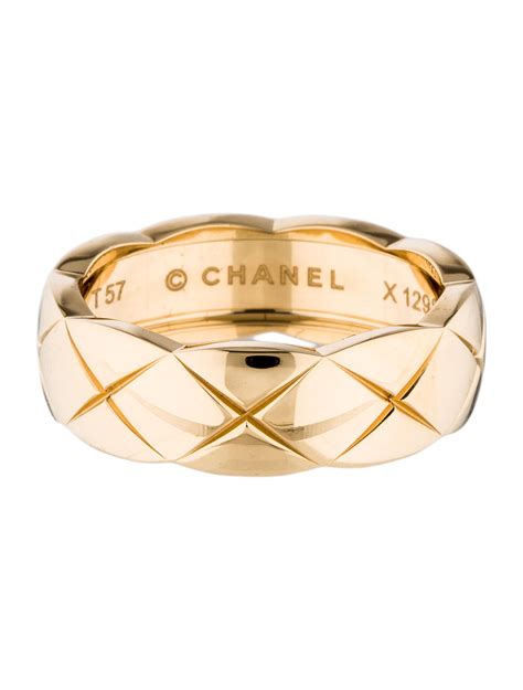 chanel gold ring|chanel rings real.